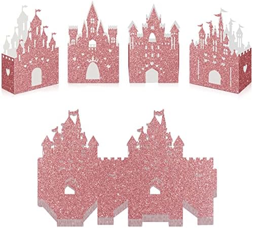 24 Piece Princess Castle Candy Boxes for Parties