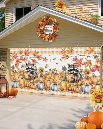Fall Garage Door Banner 7x8 ft Autumn Decor 1