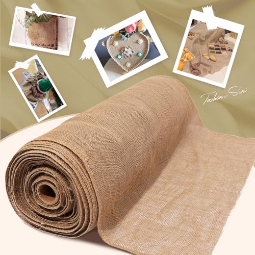 40 x 20 Feet Premium Natural Burlap Fabric Roll