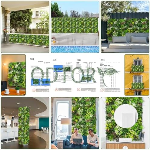 Artificial Boxwood Ivy Wall Panel 40x20 UV Resistant