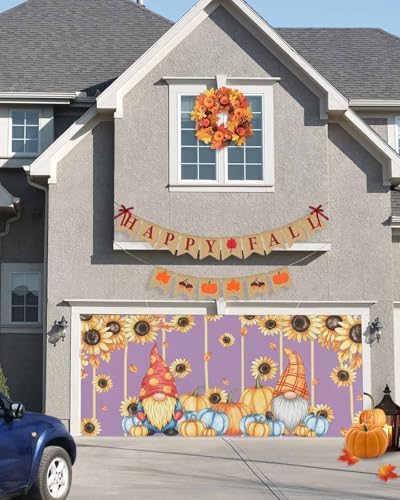 Fall Garage Door Banner 7x8 ft Autumn Decor