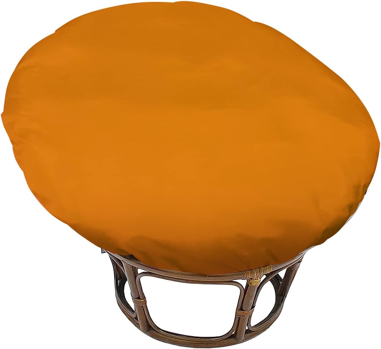 Comfort Water Resistant Papasan Cushion Cover Orange 47x47in