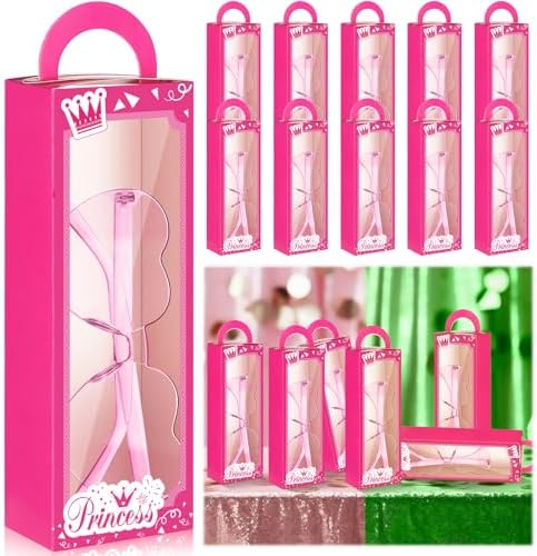 ReliThick 20 Pink Party Favor Boxes with Heart Shaped Sunglasses