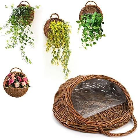 Foraineam Woven Hanging Basket for Home Garden Decorations