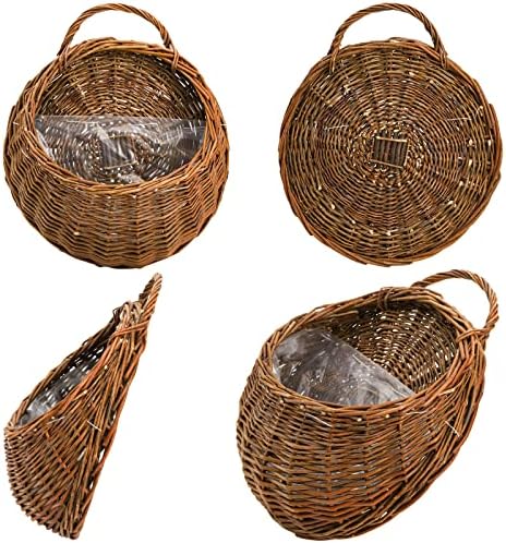 Foraineam Woven Hanging Basket for Home Garden Decorations