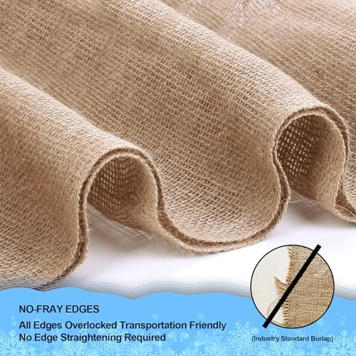 Butarfe 40 Ft x 30 Ft Burlap Garden Fabric Roll Weed Barrier
