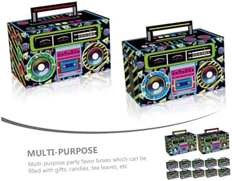 SOIMISS 12pcs Retro Cassette Tape Candy Box Party Favor Containers