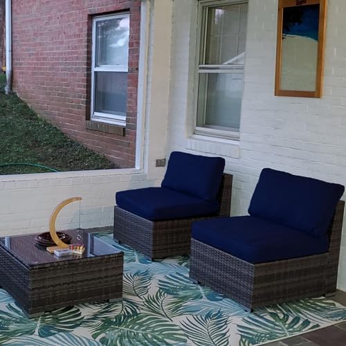 Sqodok Deep Outdoor Cushion Covers 4PCS Set