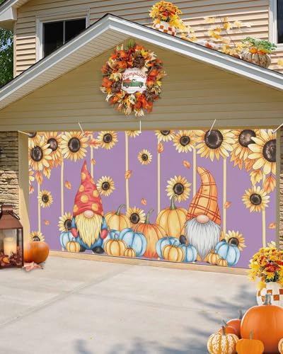 Fall Garage Door Banner 7x8 ft Autumn Decor