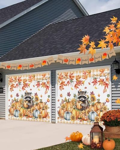 Fall Garage Door Banner 7x8 ft Autumn Decor 1