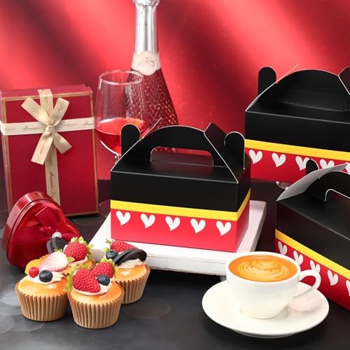 24 Cartoon Mouse Gift Bags with Handle for Birthday Party Favors