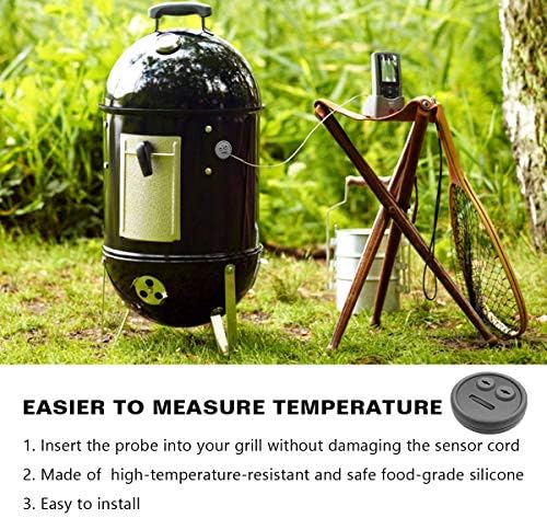 3 Pack Meat Thermometer Grommets for Weber Grills and Outdoor Cooking