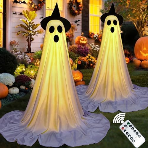 VersaCharm Halloween Ghost Decorations 2 Pack