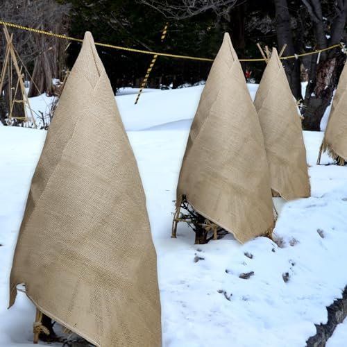 Tcevily Garden Burlap Roll 40x50 Feet Natural Jute