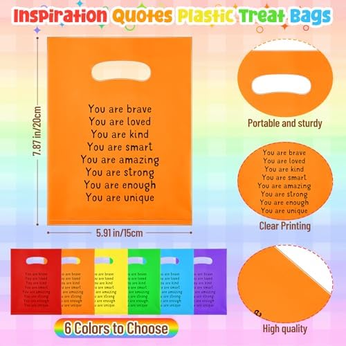 Coume 50 Sets Back to School Gift Bags with Handles