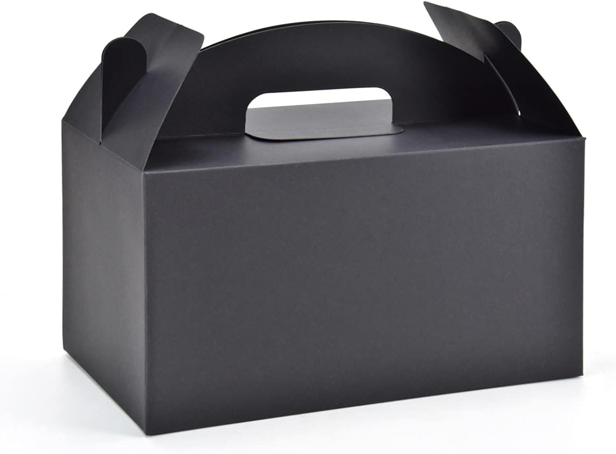 HUAPRINT Black Treat Boxes 30 Pack 945x5x5 Inches
