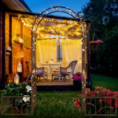 Yitahome Garden Arbor with Planter Boxes