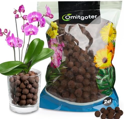 Expanded Clay Pebbles 2qt for Hydroponics and Plants