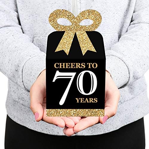 Big Dot of Happiness Birthday Favor Boxes Set of 12