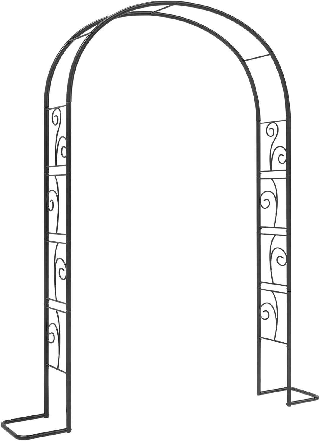 75FT Metal Wedding Arch with Base for Ceremony and Party