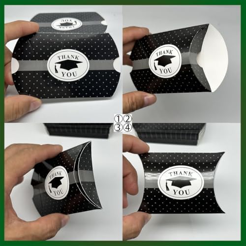 50Pcs Small Graduation Cap Gift Box 35x25x1Inch