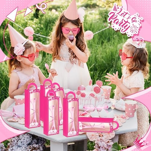 ReliThick 20 Pink Party Favor Boxes with Heart Shaped Sunglasses