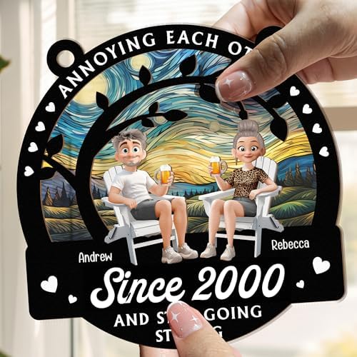 Macorner Personalized Window Suncatcher Ornament