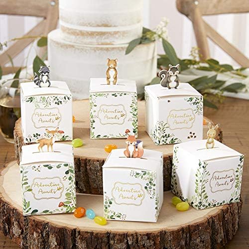 Kate Aspen Woodland Baby Shower Favor Boxes Set of 24
