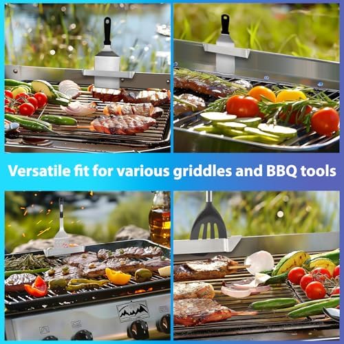BelleBeau 63 Inch Griddle Spatula Holder 2 Pack