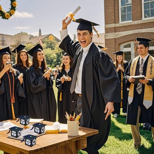 Konsait 30 Piece Mini Graduation Candy Boxes with Tassels