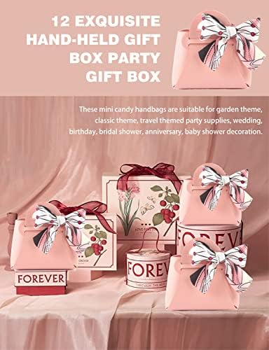 NOWDER 12 Pack Reusable Wedding Candy Bags with Handle