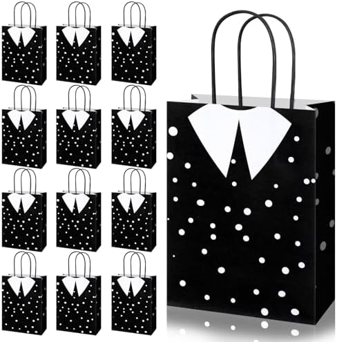 Gilprop 24 Pcs Halloween Paper Gift Bags with Handles
