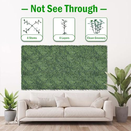 10x10 Inch 12 Pcs Boxwood Panels with 50 Zip Ties