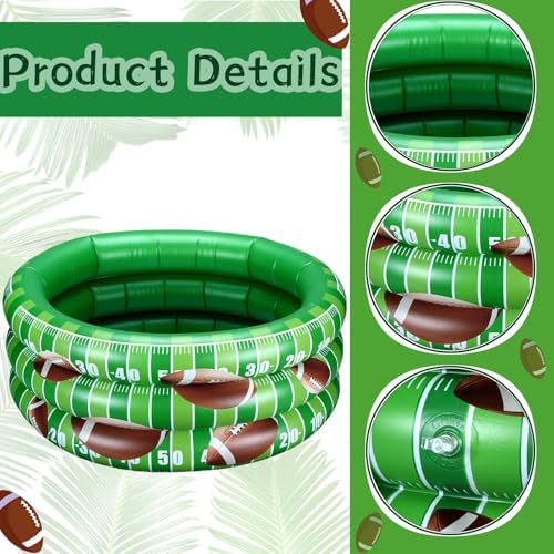 Football Inflatable Cooler with Large Capacity