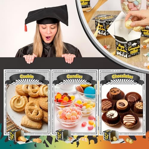 KPOSIYA Graduation Cap Gift Boxes with Tassel 32pcs 1