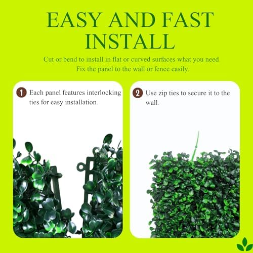 HWT 12 Pcs 20x20 Grass Wall Backdrop Decor