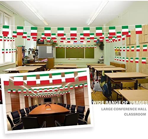 Italy String Flag Pennant Banner 33 Feet 30 Flags