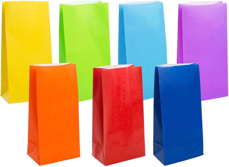 KEYYOOMY Mini Rainbow Party Bags 50 Count