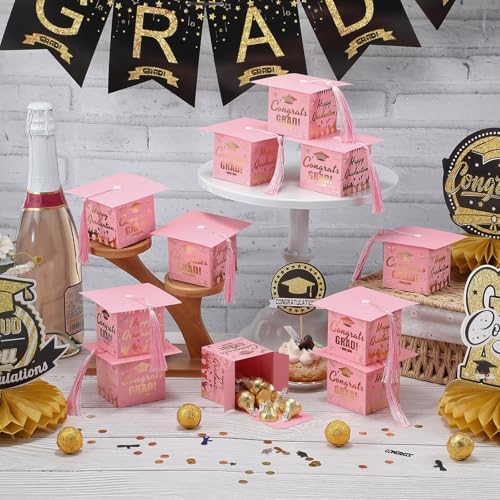 KPOSIYA Graduation Cap Gift Boxes with Tassel 32pcs