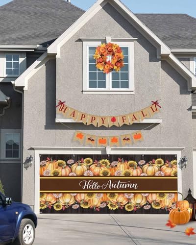 Fall Garage Door Banner 7x8 ft Thanksgiving Decor 1