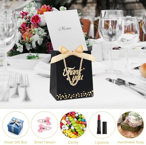 SHAIDOJIO 40 Pack Thank You Gift Bags with Handle