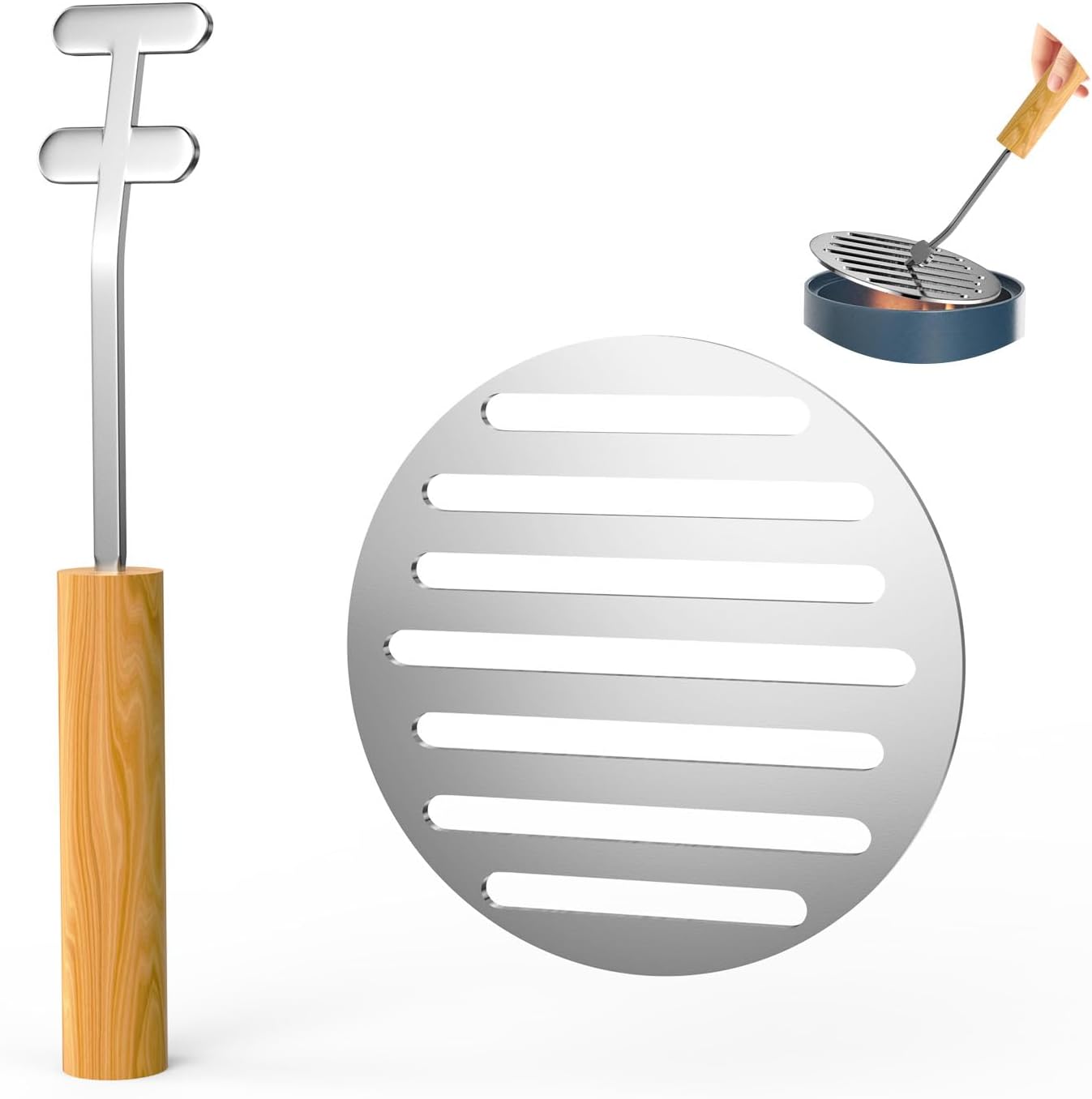 Outspark Stainless Steel Grill Plate for Solo Stove Mesa