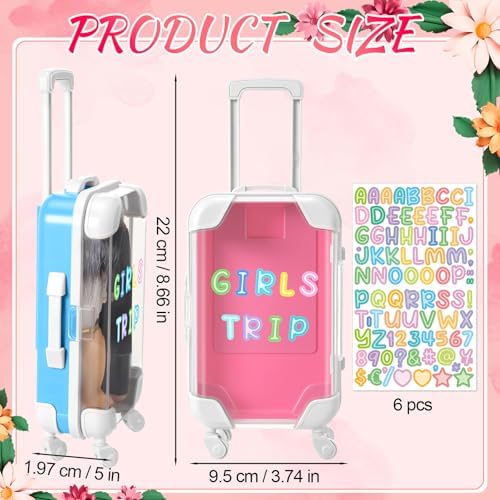 Soulchen 96 Pcs Mini Suitcase Party Favor Gift Box
