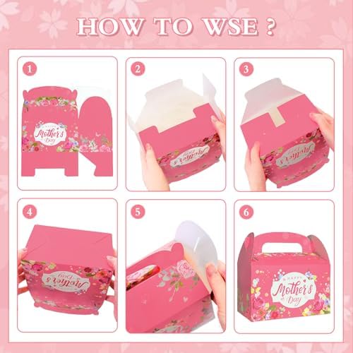 RAORAOYUE 12 Pack Mothers Day Gift Boxes