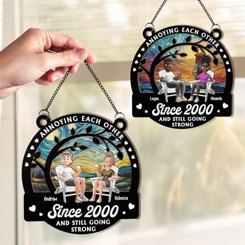 Macorner Personalized Window Suncatcher Ornament