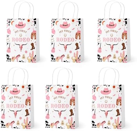 YXXHOME 24 Piece Cowboy Party Favor Bags