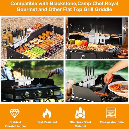 10 Inch Magnetic Spatula Holder for Griddle