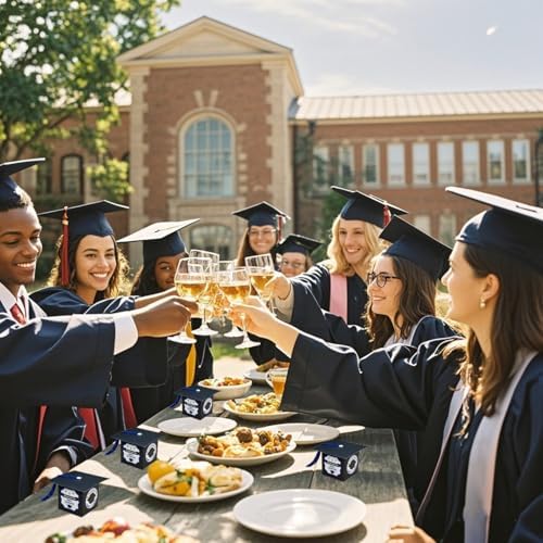 Konsait 30 Piece Mini Graduation Candy Boxes with Tassels