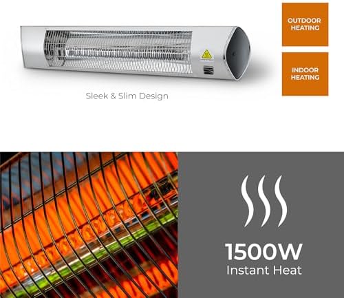 Kenmore 1500W Infrared Electric Heater with Remote