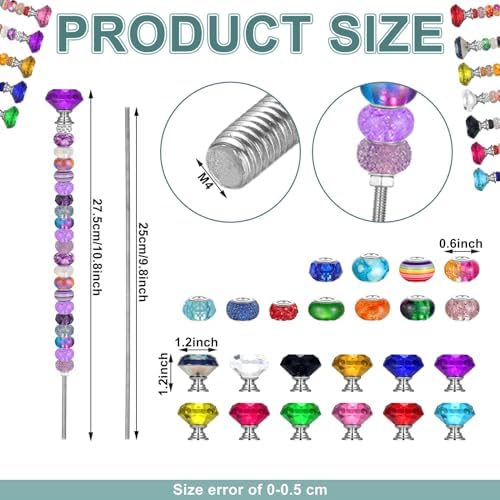 Tigeen 236 Pcs Garden Stake DIY Fairy Wand Decor